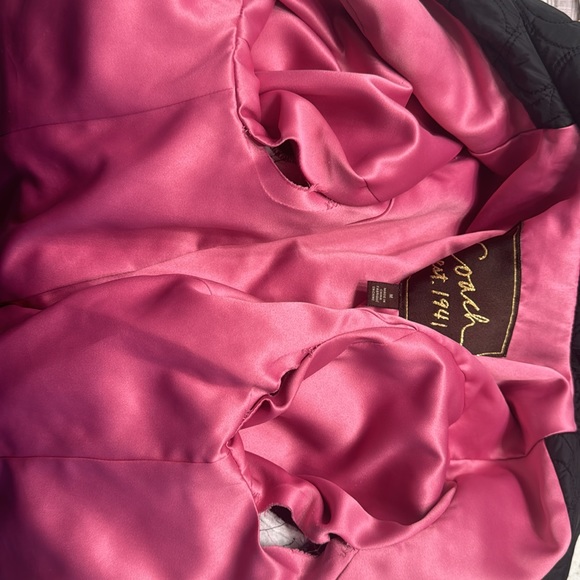 COACH Signature Quilted Hocking Jacket - Picture 4 of 7